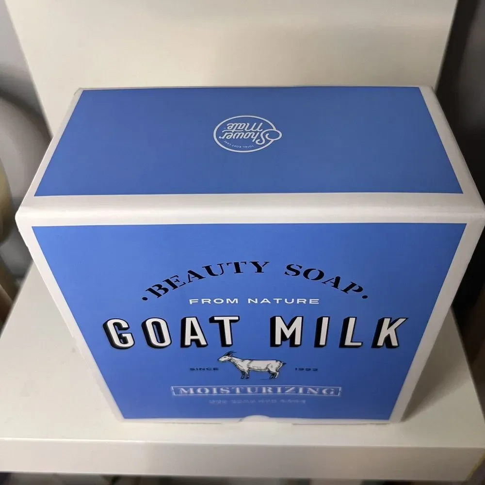 SHOWER MATE Goat Milk Moisturizing‎ Soap Bars, 12 Bars, 3.17 oz each